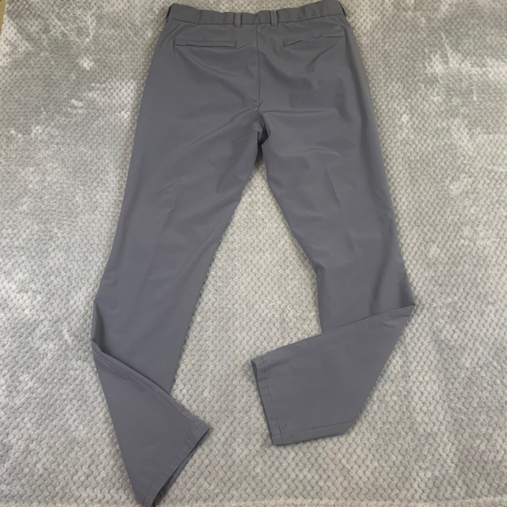 Mizzen+Main‎ Helmsman Slim Chino Pants Mens 32x32 Gray Performance Golf - Picture 4 of 9